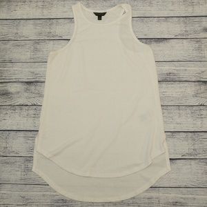 Banana Republic white knit tank top